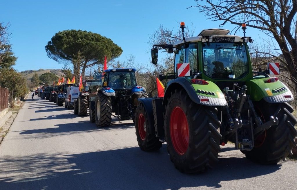 agricoltori Madonie protesta