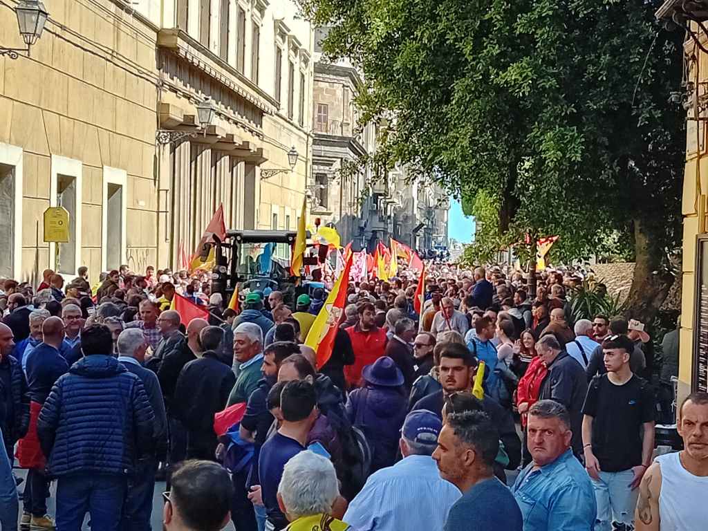 Agricoltori scioperano a Palermo