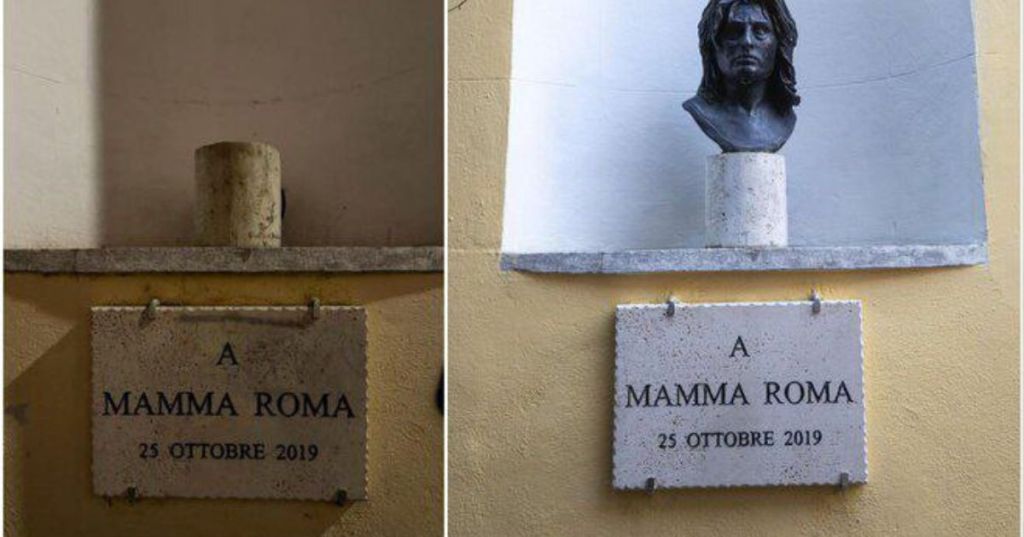 Busto di Anna Magnani a Roma