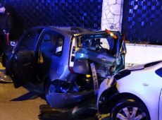 Grave incidente a Borgetto, scontro tra due auto e quattro feriti in ospedale