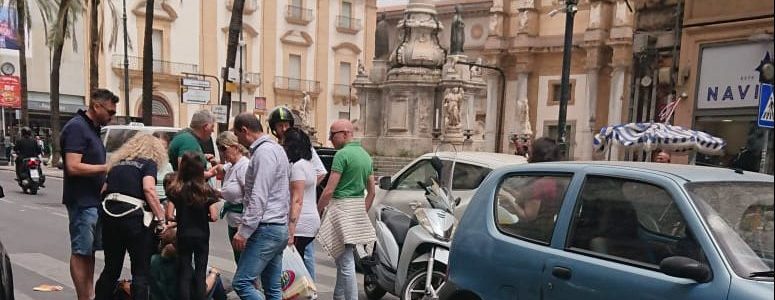 Paura in via Roma, pedone investito da un’auto nei pressi di piazza San Domenico