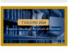 On line il nuovo sito degli avvocati di Palermo, nuovo strumento di lavoro