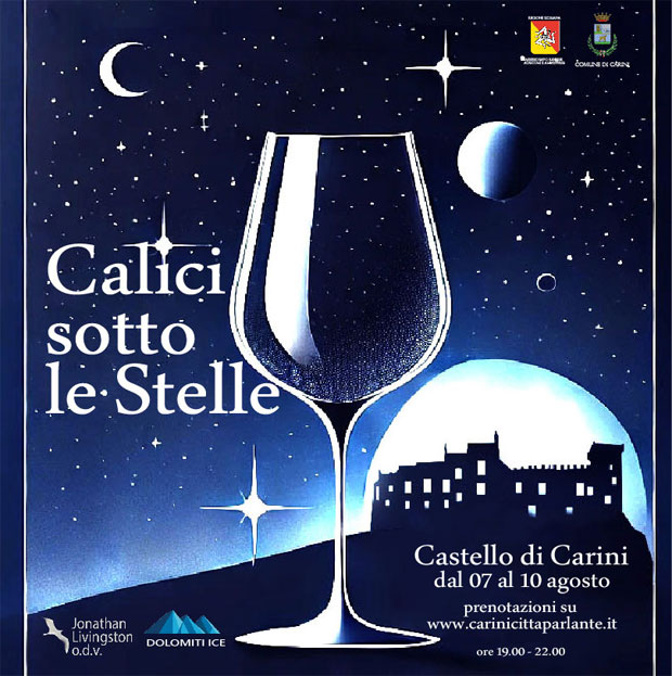 Il Castello di Carini apre le porte per "Calici sotto le Stelle