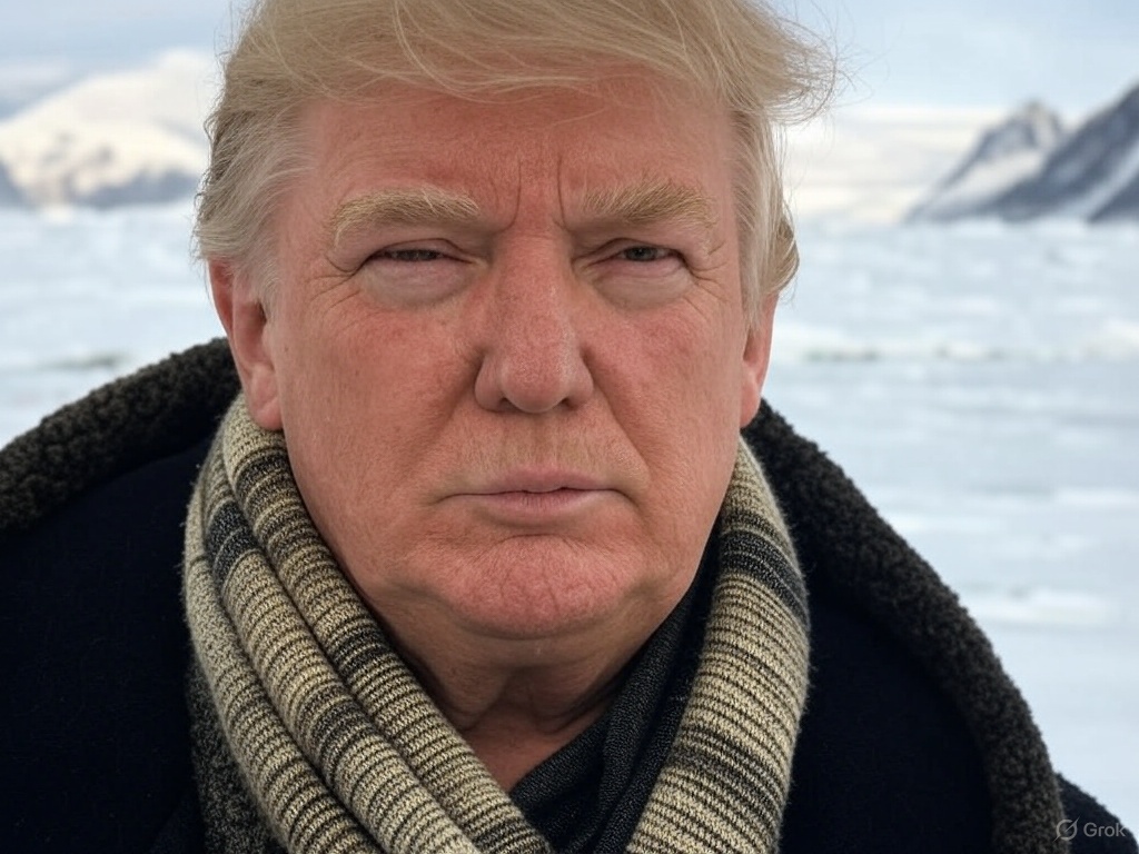 Donald Trump. Immagine: Grok.