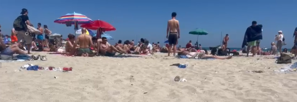 Spiaggia Mondello sporca 6