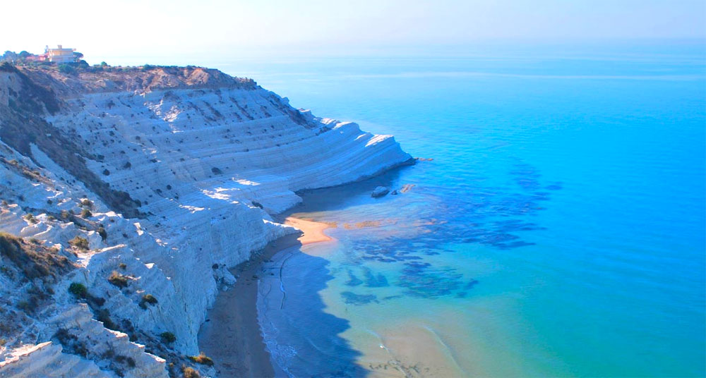 Spiaggia siciliana Scala dei Turchi Agrigento