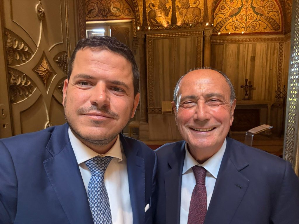 selfie Schifani Galvagno