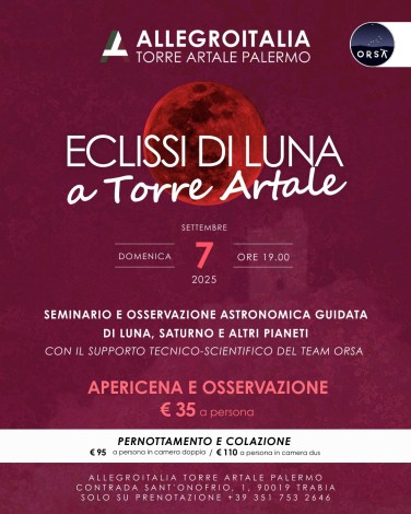 Eclissi lunare Torre Artale