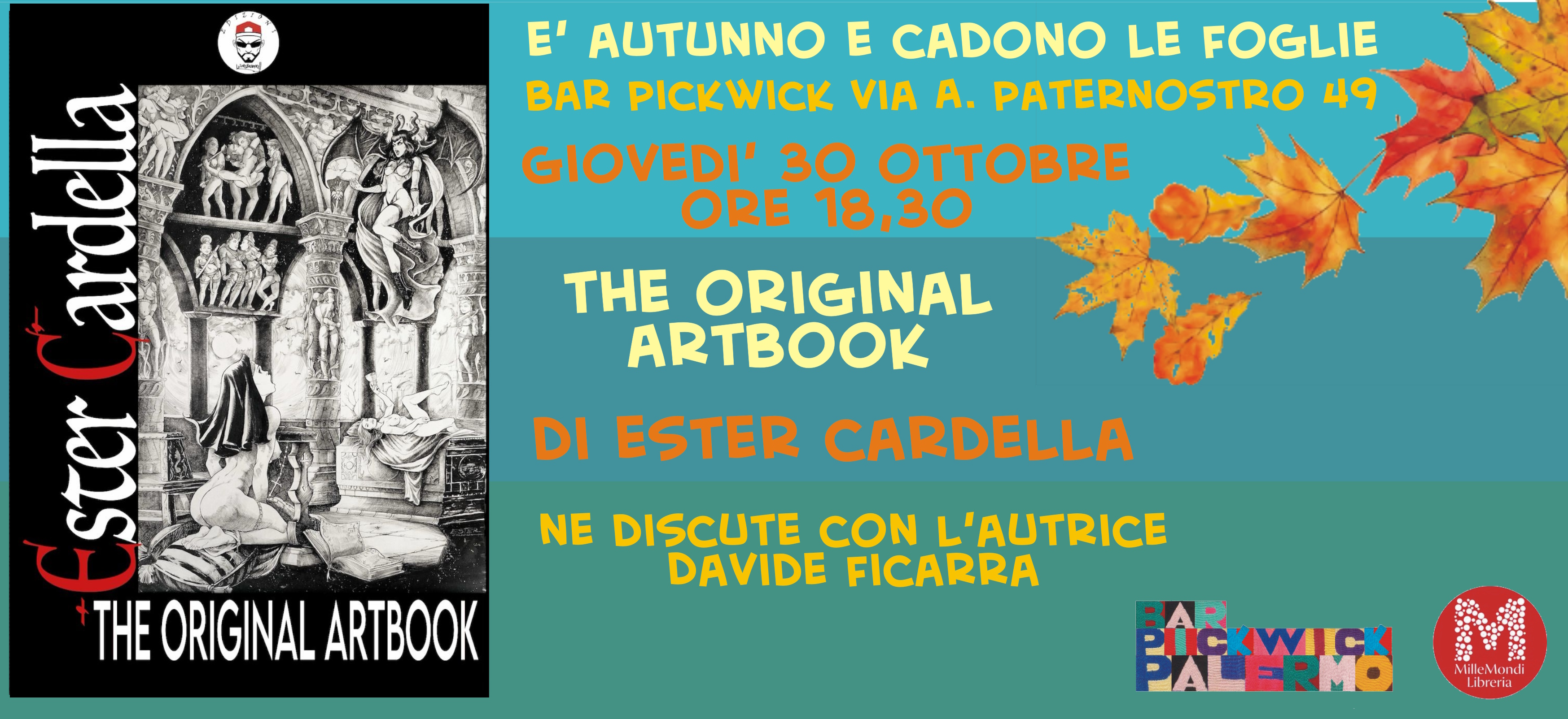 Giovedì 30 ottobre presentazione di “The Original Artbook” di Ester ...