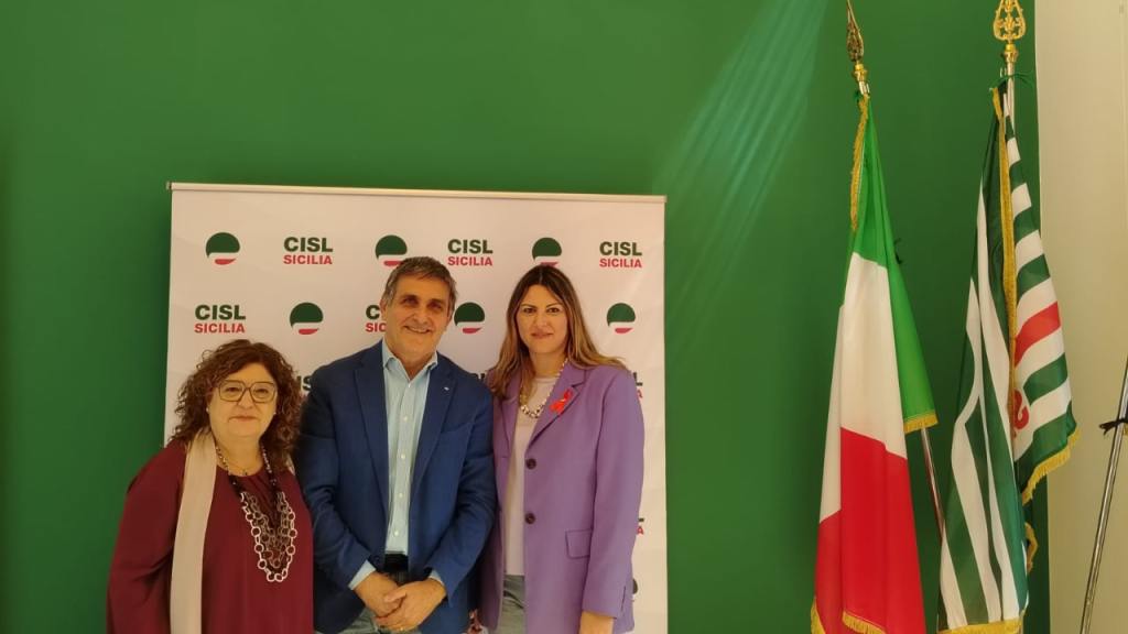 Cisl Sicilia Vera Carasi Leonardo La Piana Chiara Barbera