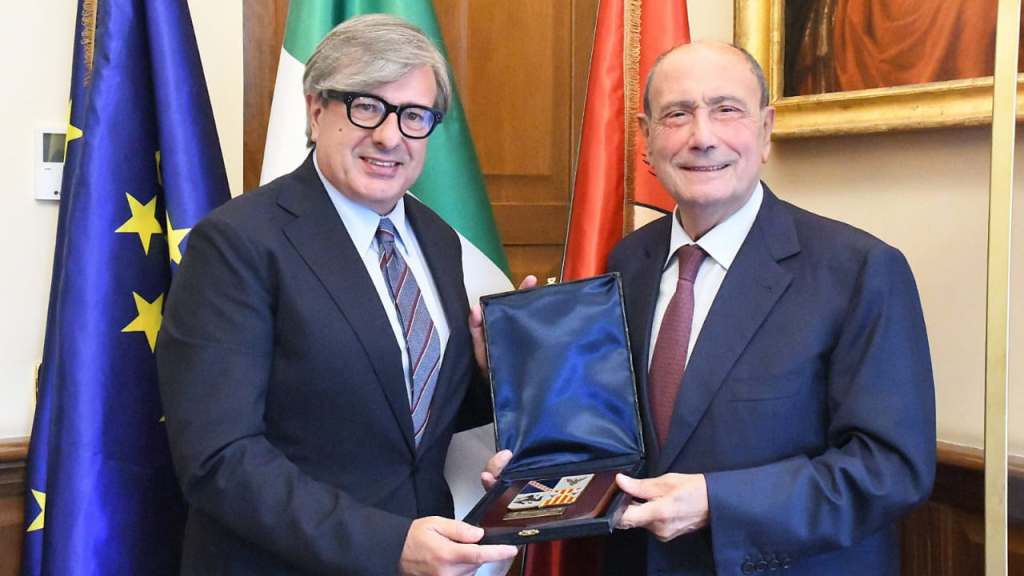 Enrico Foti e Renato Schifani