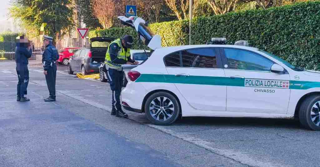 Incidente a Chivasso (Torino).