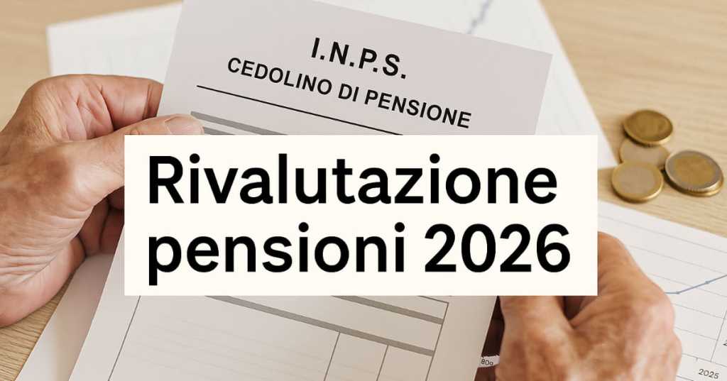 Rivalutazione delle pensioni nel 2026