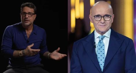 Fabrizio Corona e Alfonso Signorini