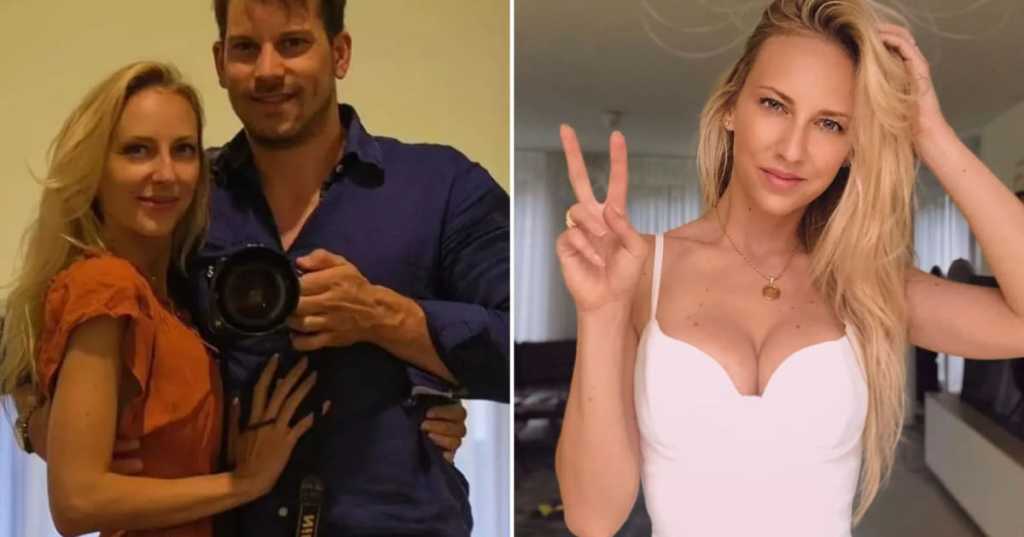 Kristina Joksimovic e il marito.