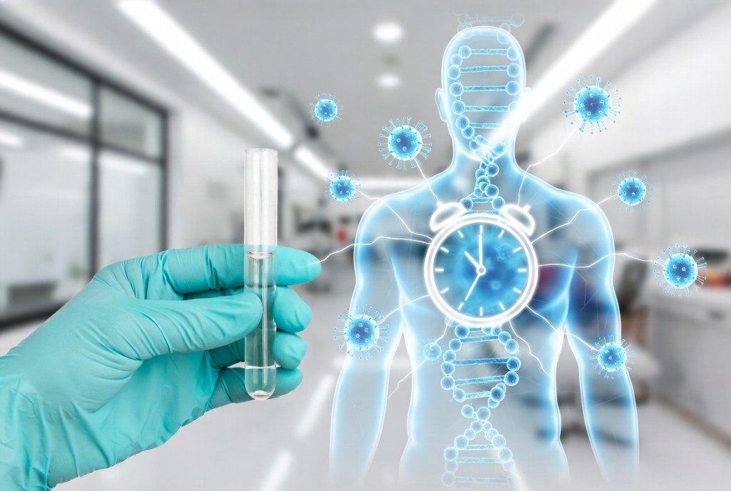 Test dell'urina per individuare l'età biologica.