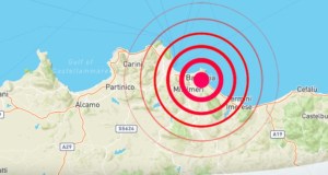 Scossa di terremoto tra Villabate e Termini Imerese avvertita dalla popolazione