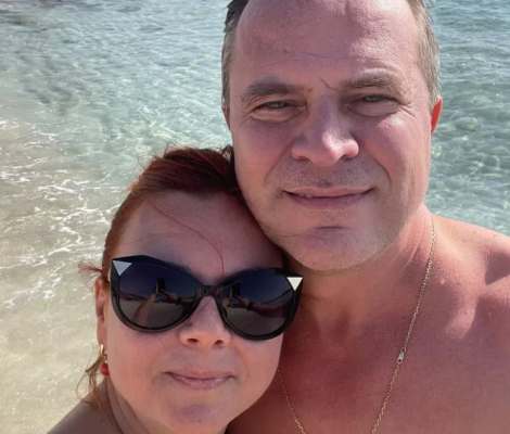 Anton Panov e la moglia Natalia