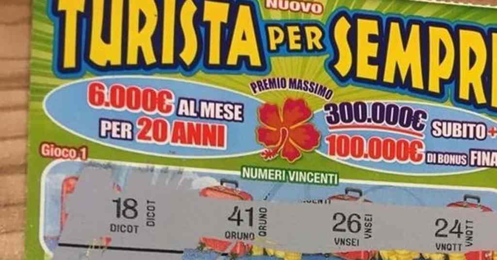Gratta e Vinci "Turista per sempre"