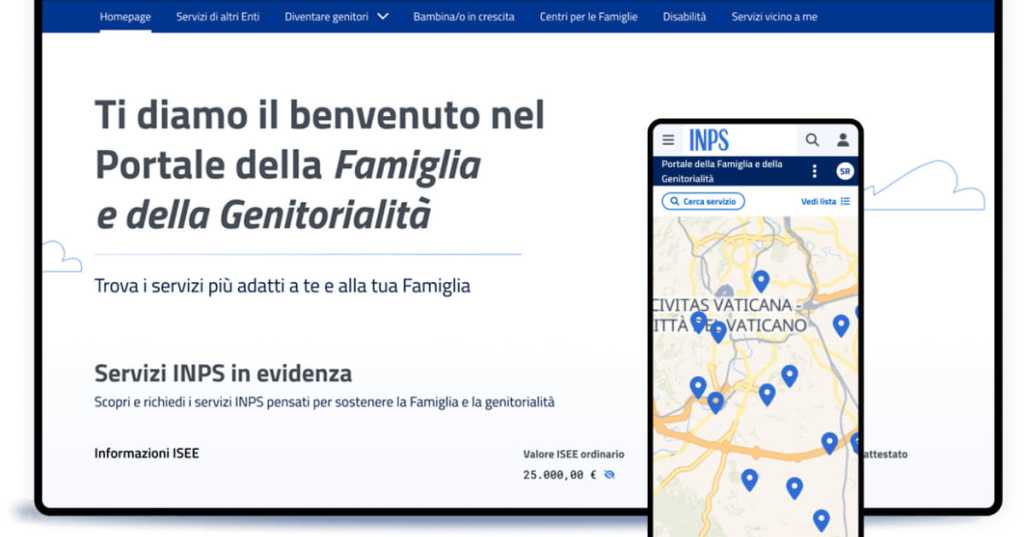 Portale INPS per le famiglie