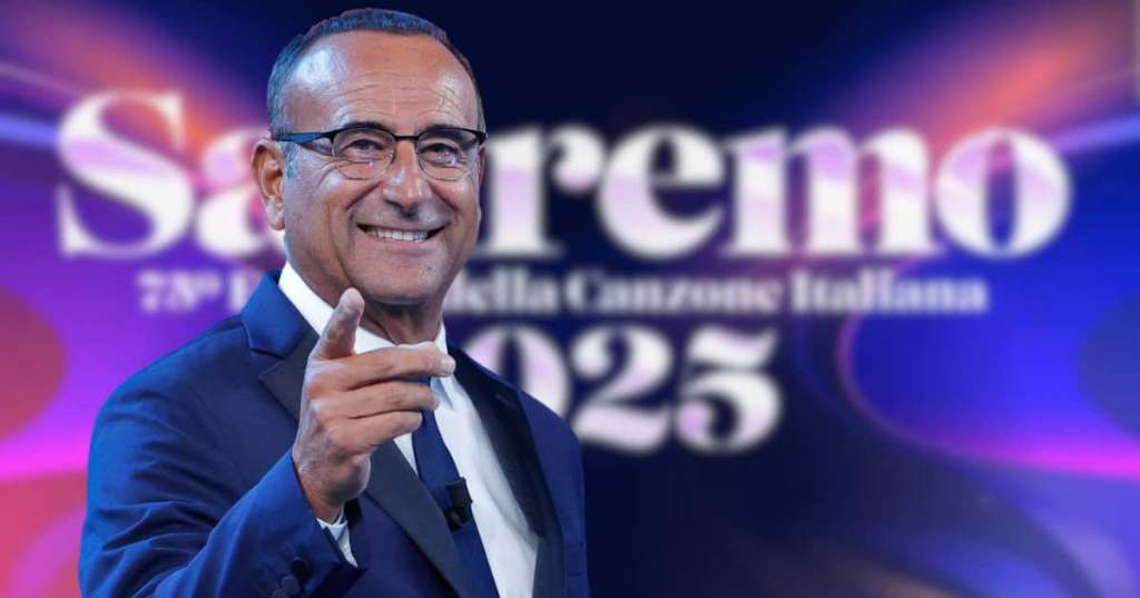 Carlo Conti a Sanremo 2026