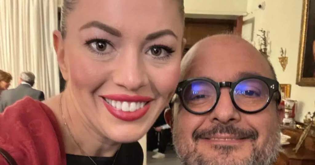 Maria Rosaria Boccia e Giuliano Sangiuliano.