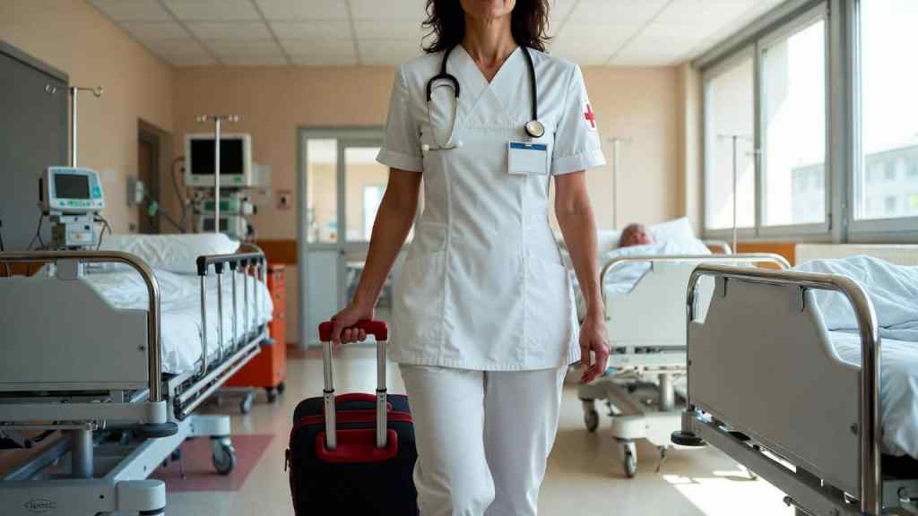 Infermiere pronto a trasferirsi all’estero per lavoro