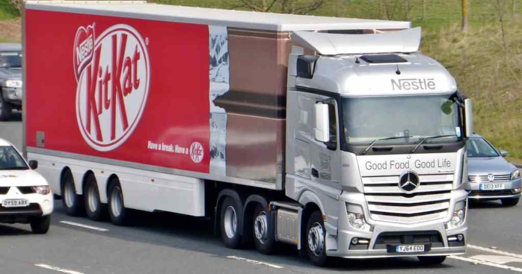 Camion con KitKat