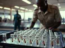 Arrestato in aeroporto con oltre 2.200 formiche vive