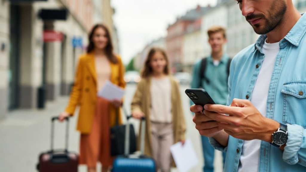 Famiglia europea con figli in contesto urbano che rappresenta lavoratori UE e mobilità internazionale