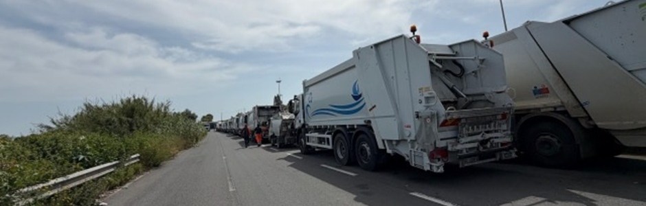 Emergenza rifiuti, discarica Coda Volpe satura, Catania ora porta 200 tonnellate al giorno a Termini Imerese