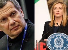 “Vergogna della razza umana”: il propagandista di Putin insulta Giorgia Meloni in TV