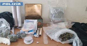 Nel capanno degli attrezzi e in giardino oltre due chili di marijuana, arrestato un uomo