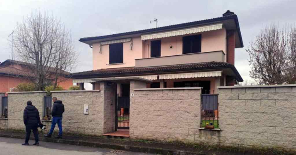 La villetta dov'è avvenuto il delitto di Garlasco