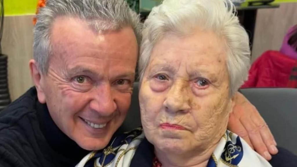 Pupo e la mamma Irene