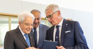 Il presidente Mattarella per i cento anni del circolo Tennis di viale del Fante