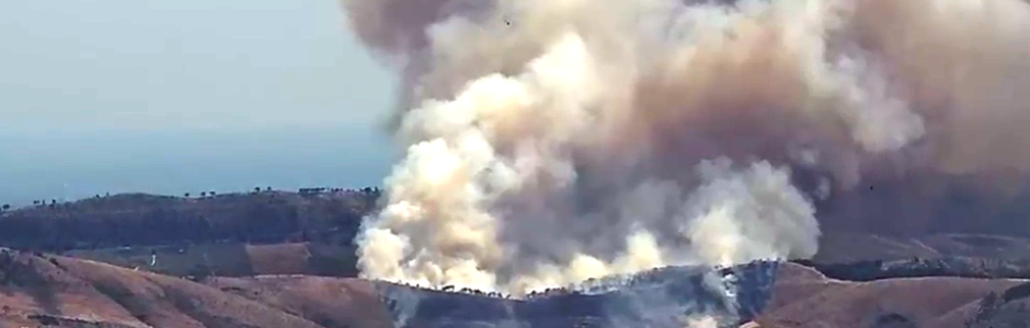 Tragedia nel Palermitano, operaio forestale muore spegnendo un incendio boschivo a Borgetto