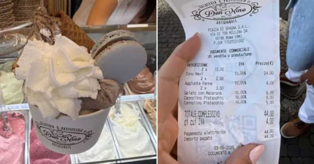 Gelato a 44 euro