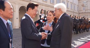 Mattarella e Lee Jae Myung si salutano con una cerimonia di congedo al Quirinale