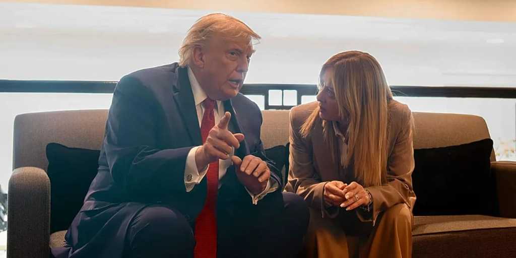 Donald Trump e Giorgia Meloni