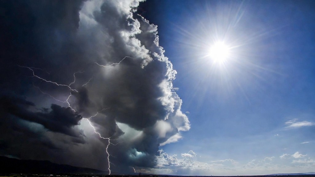 temporali su Sicilia e Calabria prima del ritorno del caldo africano