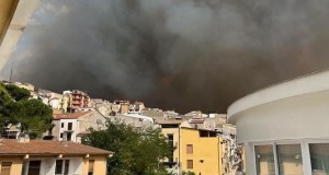 Incendio a Ciminna, uomo ustionato mentre tentava di salvare la sua campagna
