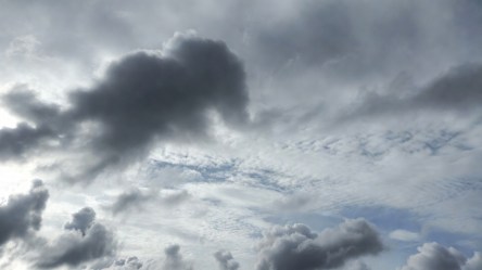 Cielo nuvoloso. Immagine generata con l'AI.