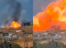 Esplosione nello stabilimento di munizioni: nessun ferito (VIDEO)