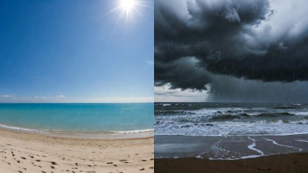 Sole e temporale