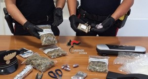 Lite familiare a San Michele di Ganzaria, scoperti hashish e marijuana, arrestata una coppia